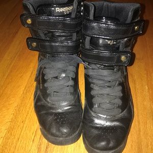 Black Studded High Top Reeboks